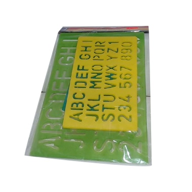 Stencil Set 3Pk Assorted Sizes