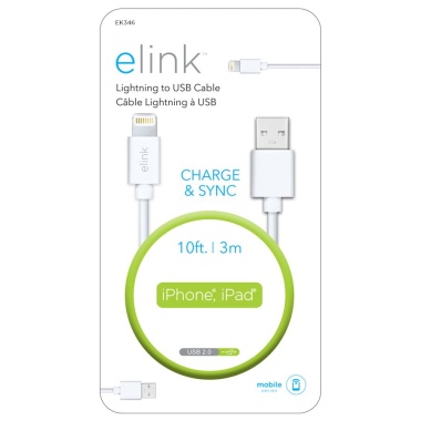 Cable - USB Lightning™ 10ft White