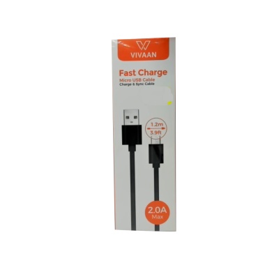 USB Cable Micro Fast Charge 1.2m 3.9 feet 2.0A max