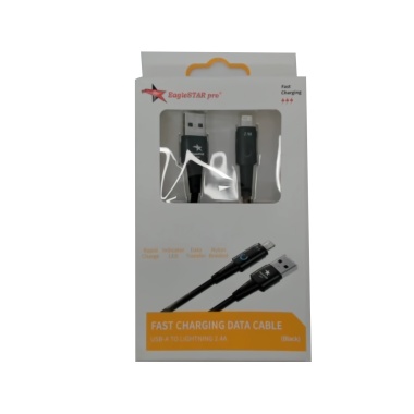 USB-A to Lightning™ 12W 2.4A 6 foot fast charging cable
