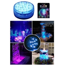LED Color Changing Submersible light, IP7 - Waterproof LED Light with Multi-mode light
