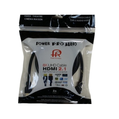 Cable HDMI  2.1 18.0Gbps 8K round 2 meter power pro audio