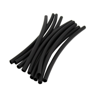 Heat shrink tubing 3/16 inch 6 inch pieces 3:1 bag of 10 black