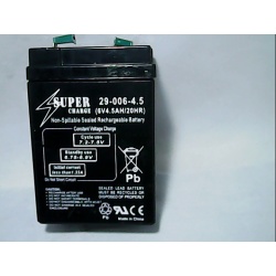 6VOLT 4.5 AMP BATTERY