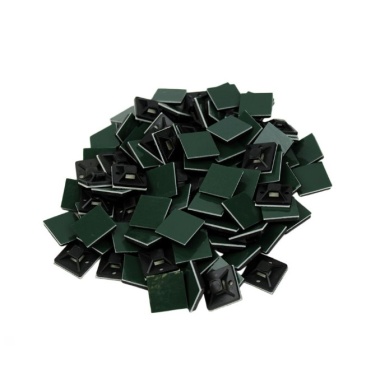 Tie Mount 100 Pk Adhesive .75 Black