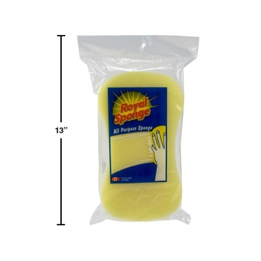 Auto Peanut Sponge 9.5 Large Yellow