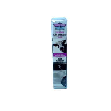 Passenger Car Window Cling Cow 14 x 15.75