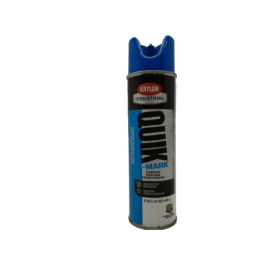 Marking Paint Fluorescent Caution Blue Krylon 483g Inverted Water-Based