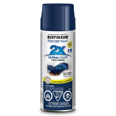 Spray Paint Navy Blue Painters Touch 2X 340G Rustoleum
