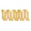 10PC Spring Door Stops 3in Brass Plated