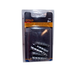 Anchors screw in drywall metal 9/16x1.5 inch 14x38mm 5 pack