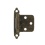 Cabinet Hinges Antique Brass 2pk. Bulldog