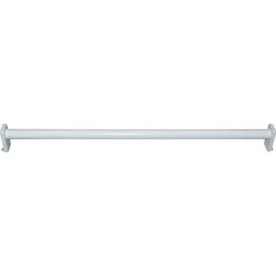 Closet rod white adjustable 36 to 72 inch