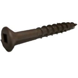 Deck Screw 8 x 1-1/2 Brown $4.99/lb Case Price"