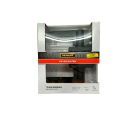 Door Lever Keyed Entry Matte Black Finish Defiant