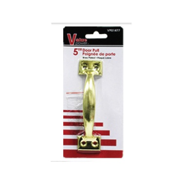 Door Pull 5 'inch Brass Plated