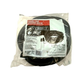 Flexible Sump Discharge Hose Kit 1-1/4 X 24' Everbilt"