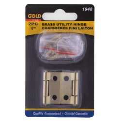 Hinge Loose Pin 1 Gold 2pk."