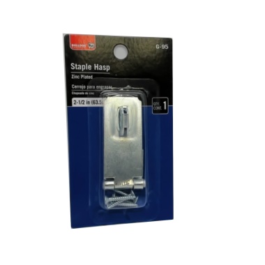 Staple Hasp 2.5 Zinc Plated Bulldog