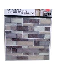 Wall Decal square/re-tile, Greys..10x10 iDesign"