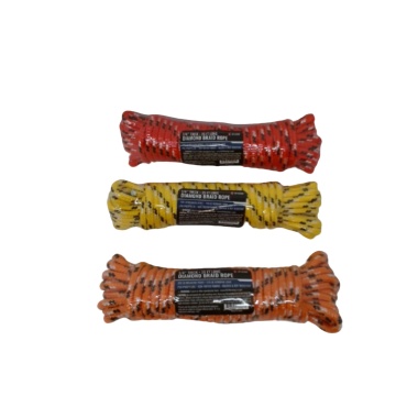 Diamond Braid Rope 1/4 X 25' 110lb. Working Load Ass't Colours