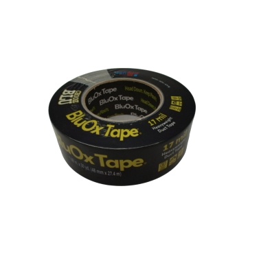 Heavyweight Duct Tape Black 1.88 x 30yd. 17 Mil Bluox