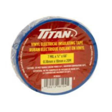 TITAN BLUE P.V.C. ELECTRICAL TAPE 18mm x 20m
