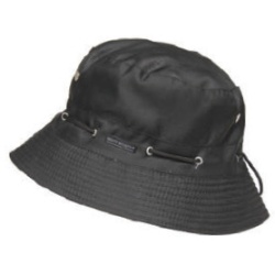 Adjustable Bucket Hat Black - Adjustable Cord With Stopper