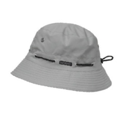 Adjustable Bucket Hat Grey - Adjustable Cord With Stopper