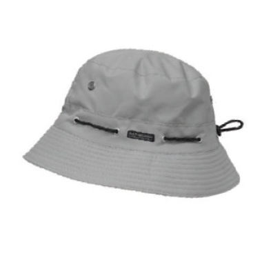Adjustable Bucket Hat Grey - Adjustable Cord With Stopper