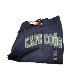 Cape Cod Zipper Hoodie Large Navy