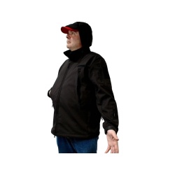 Concealed carry jacket black - large