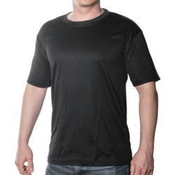 Military T-shirts Small Black Kwik Dry Short Sleeve