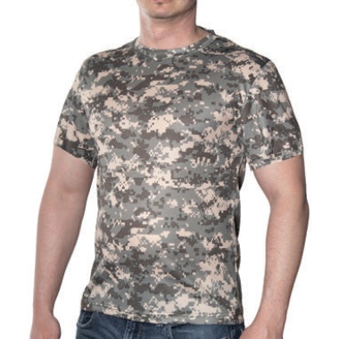 Military T-shirts Xlarge Acu Digital Kwik Dry Short Sleeve