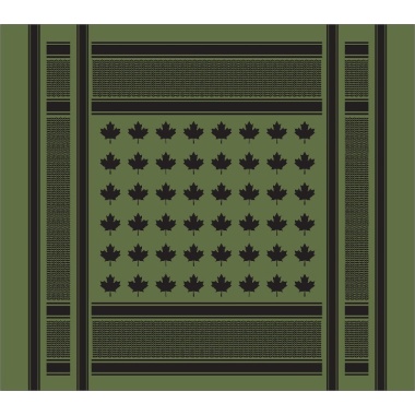 Shemagh head wrap - maple leaf