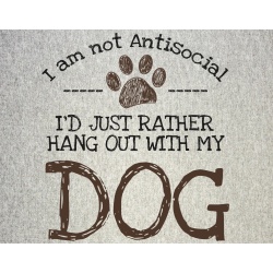 T-Shirt with print - Hang With Dog - L