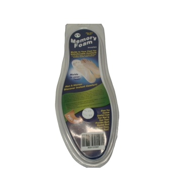 Memory Foam Insoles Men & Women Any Size