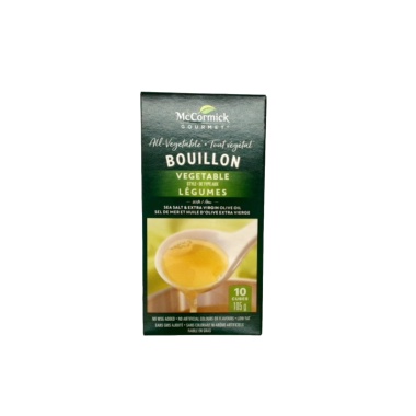 Bouillon Vegetable Style 10 Cubes 105g. Mccormick