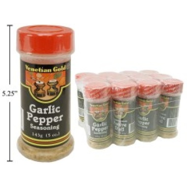 Garlic Pepper Salt 143g. V. Gold  - each sold individually