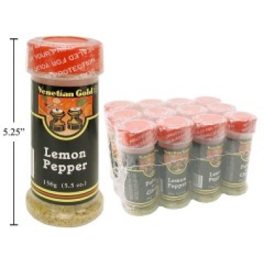 Lemon Pepper 156g. V. Gold  - each sold individually