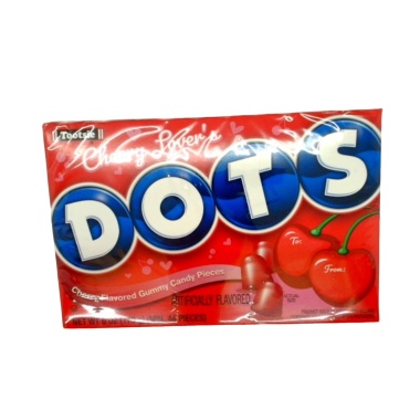 Cherry Lover's Dots Gummy Candy 170g. Tootsie