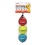Dog Tennis Balls 3pk. Red/Yellow/Blue Petkin