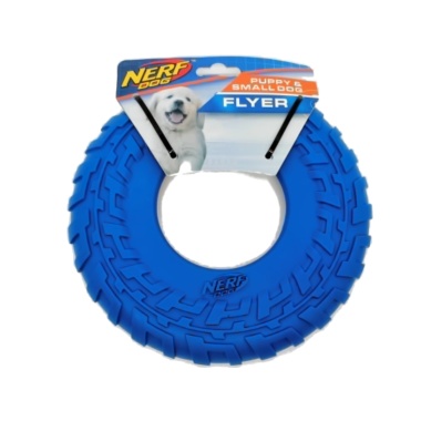 Dog Toy 8 Flyer Blue Puppy & Small Dog Nerf