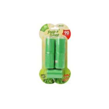 poop 'n scoop refill bags 5 rolls - 90 bags