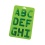 3pc. Silicone Alphabet Tray Set