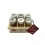 6pc. Spice Jar Set w/Wooden Crate Goodspice Italian Spice Mix