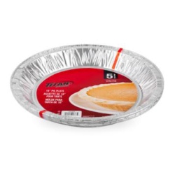 ALUMINIUM PIE PANS FOIL 10 5/PK TITAN"