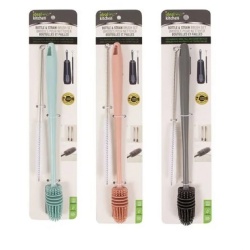 Bottle & Straw Brush Set - assorted colours each sold individually