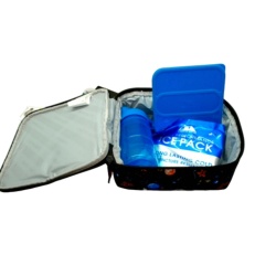 Insulated Lunch Bag w/Ice Pack, Water Bottle & Food Container Arctic Zone
