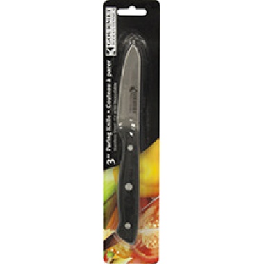Knife Paring 3 SS BLK Handle